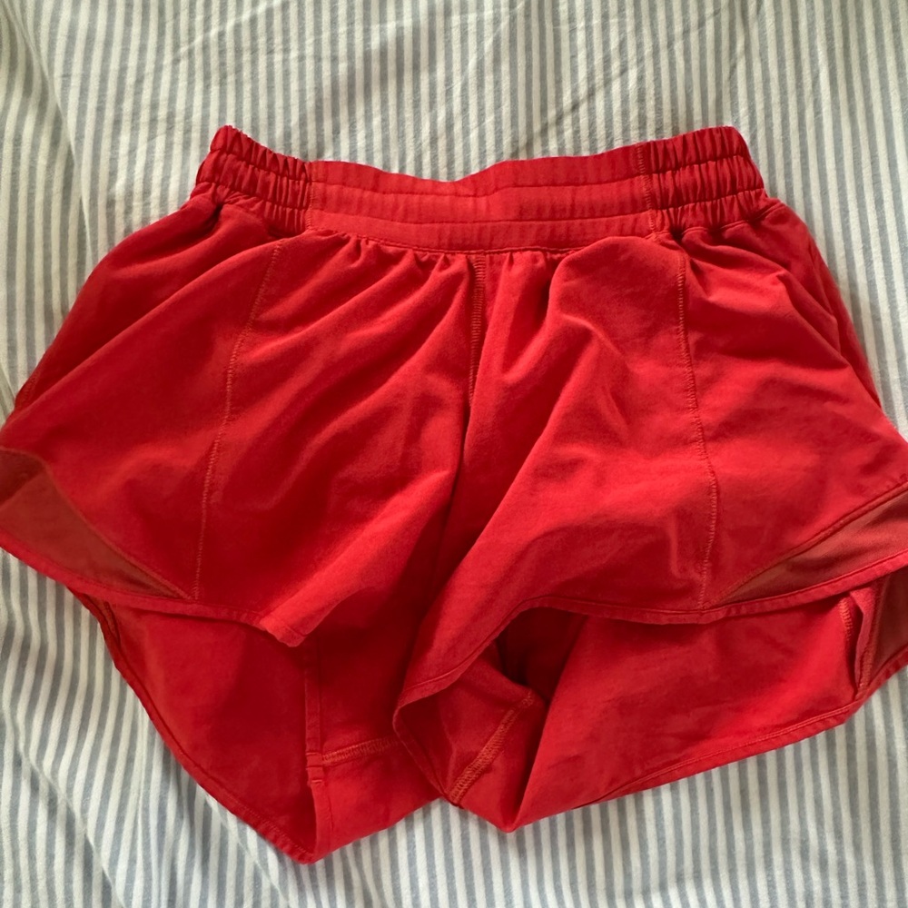 Lululemon red shorts